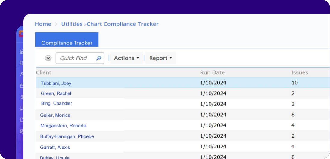 Core-Platform - Compliance (Tracker)